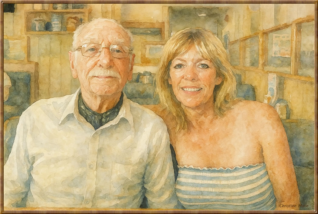 Dennis Ely and Christine Molin Watercolour